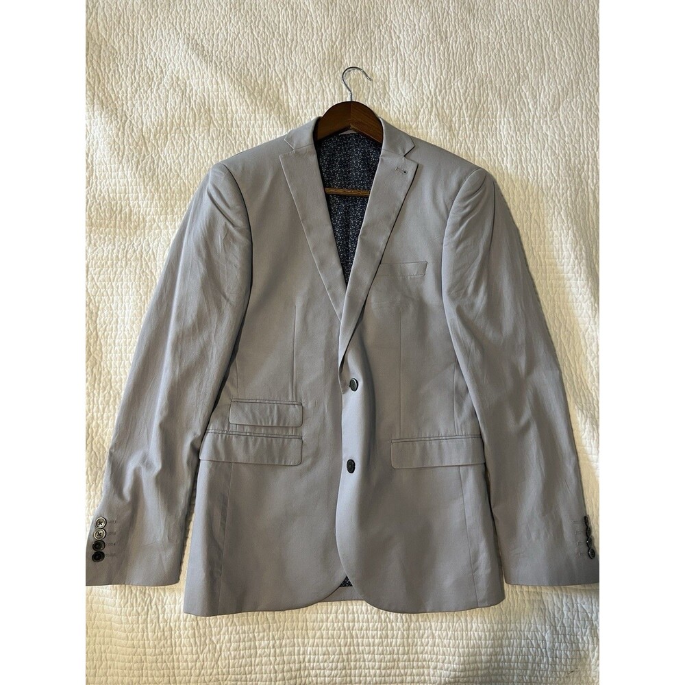 NEXT light gray mens slim fit jacket 38R